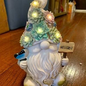 Outdoor Gnome decor - LED Lights